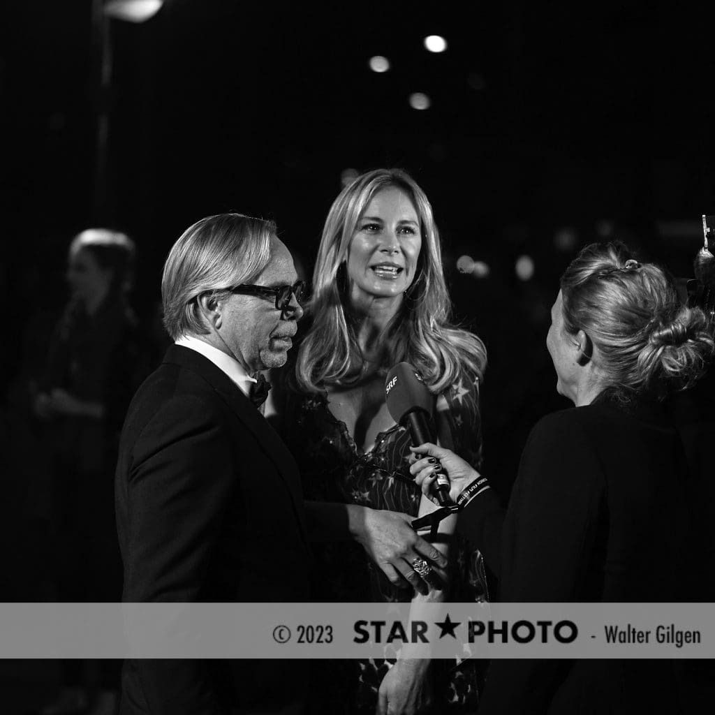Fashion designer Tommy Hilfiger with his wife Susie at Zurich Film Festival.