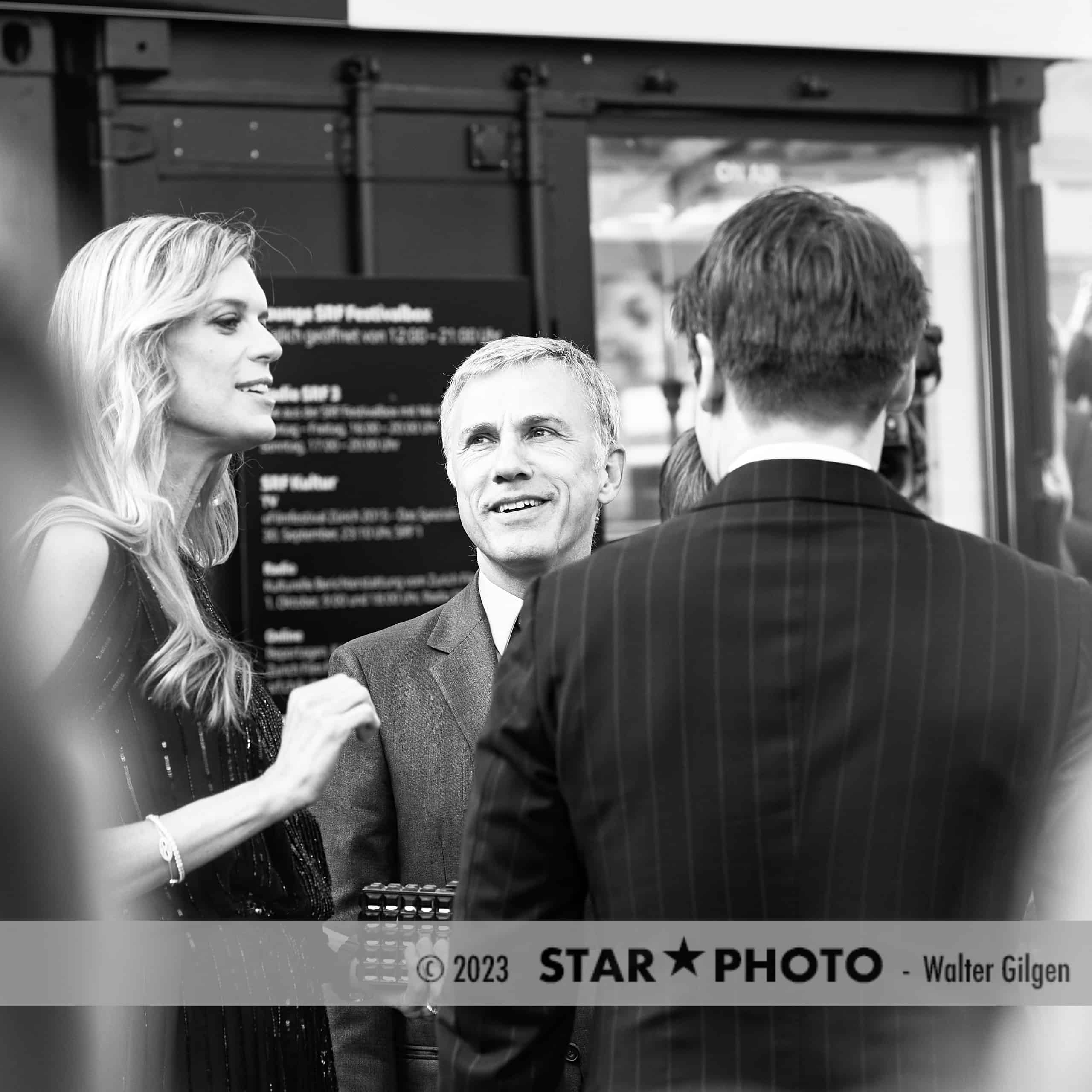 Zurich / Switzerland, 26th Sep, 2015.

Actor and director Christoph Waltz talking with Nadja Schildknecht. ZFF 2015.