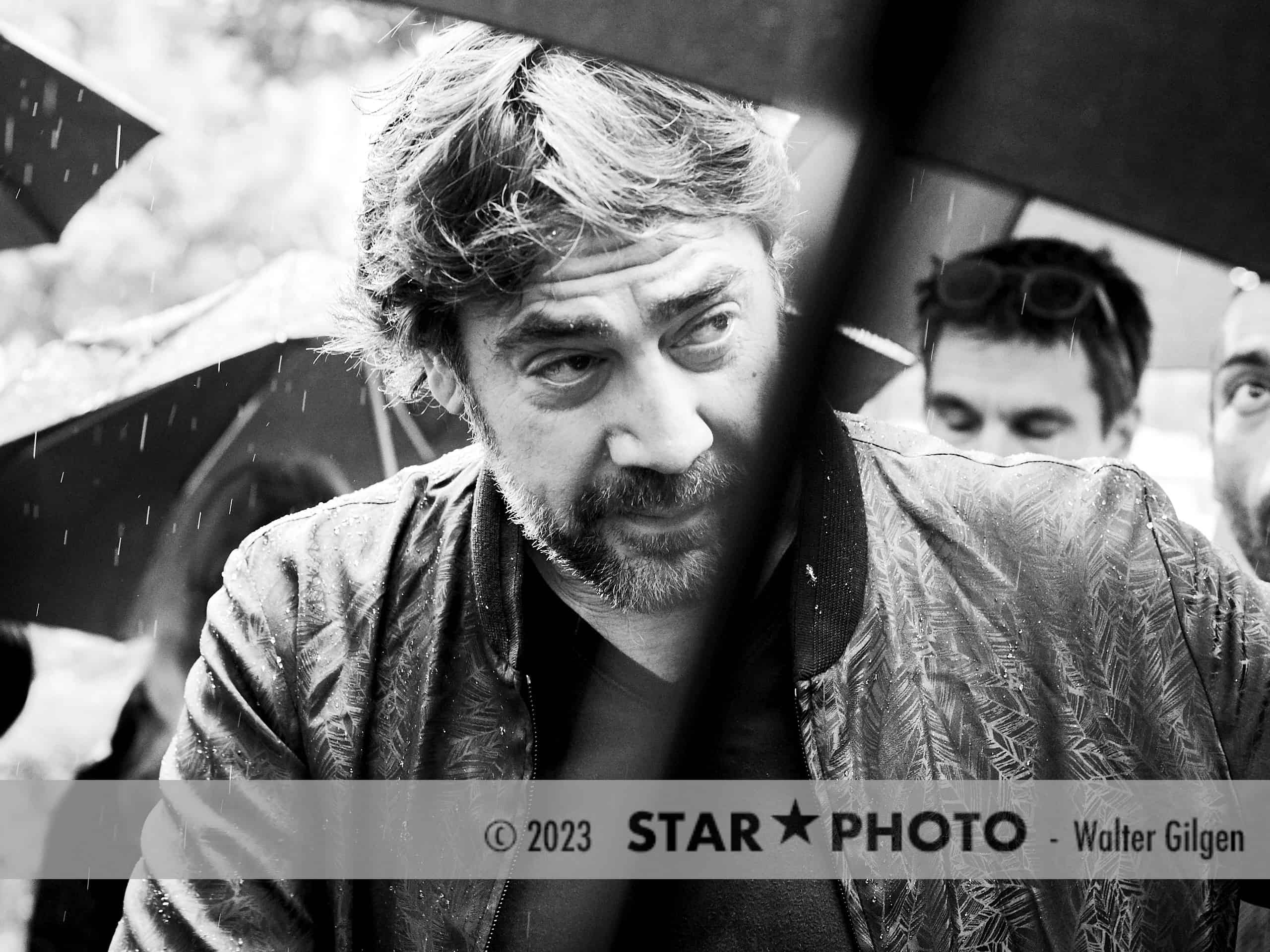 Zurich / Switzerland, 4th Oct, 2019.

Actor Javier Bardem in the rain at Zurich Film Festival.