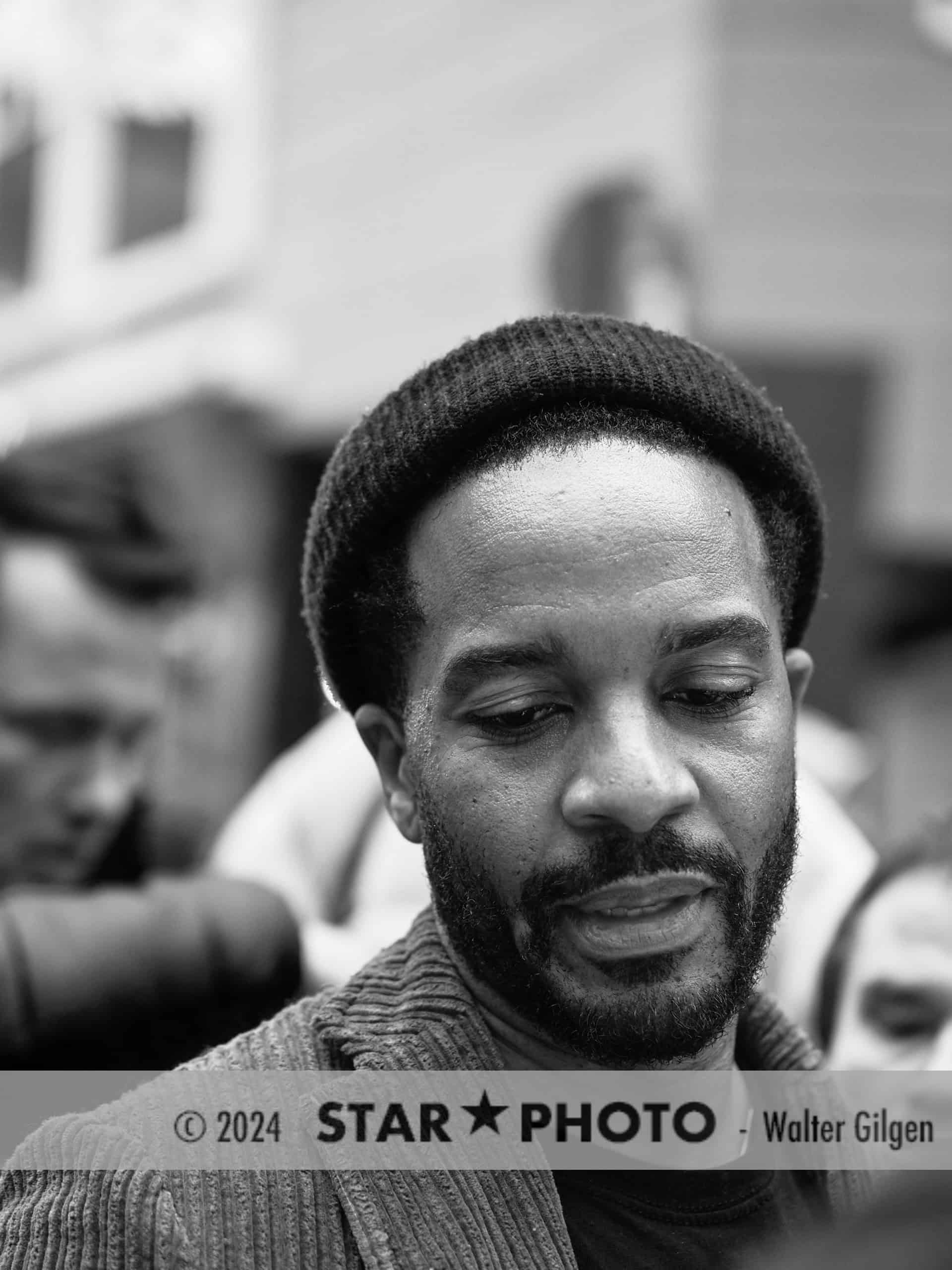 Berlin, Germany, 22th Feb, 2023.

Actor André Holland seen in the streets of Berlin during Berlinale.