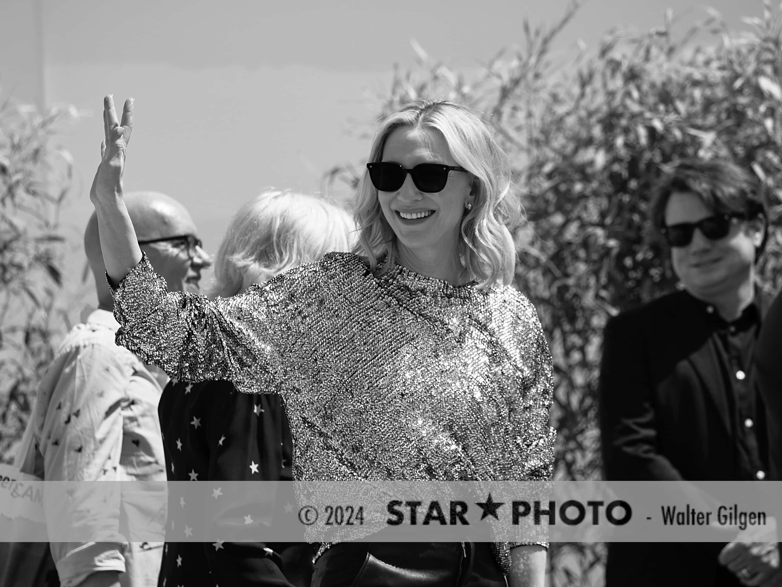 Cannes / France, 19th May, 2024.

Cate Blanchett just arrived at Cannes festival center on the way to photo call. 

Credits: Walter Gilgen