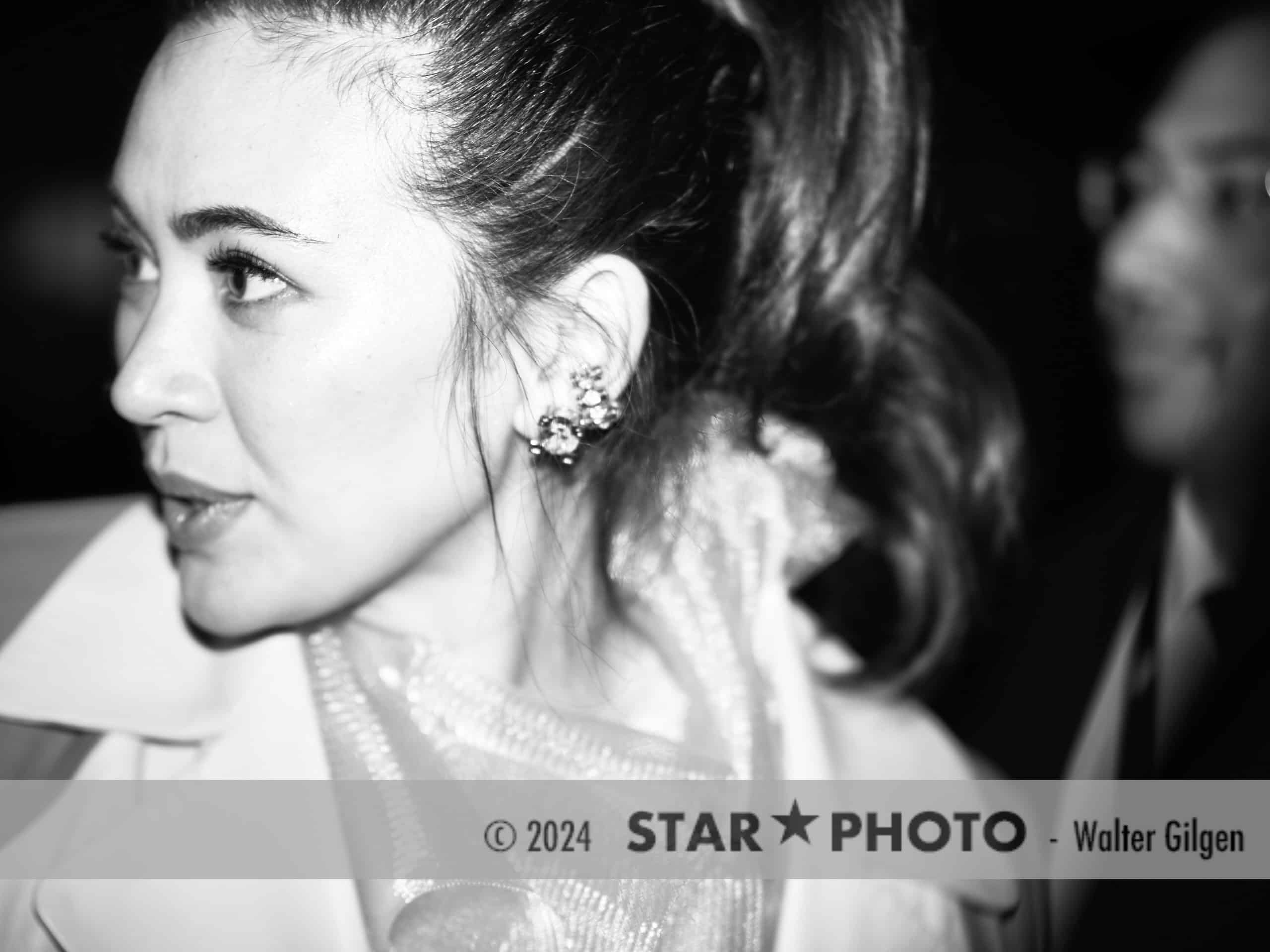 74th Berlinale, actress Jessica Henwick signing autographs after the press conference.