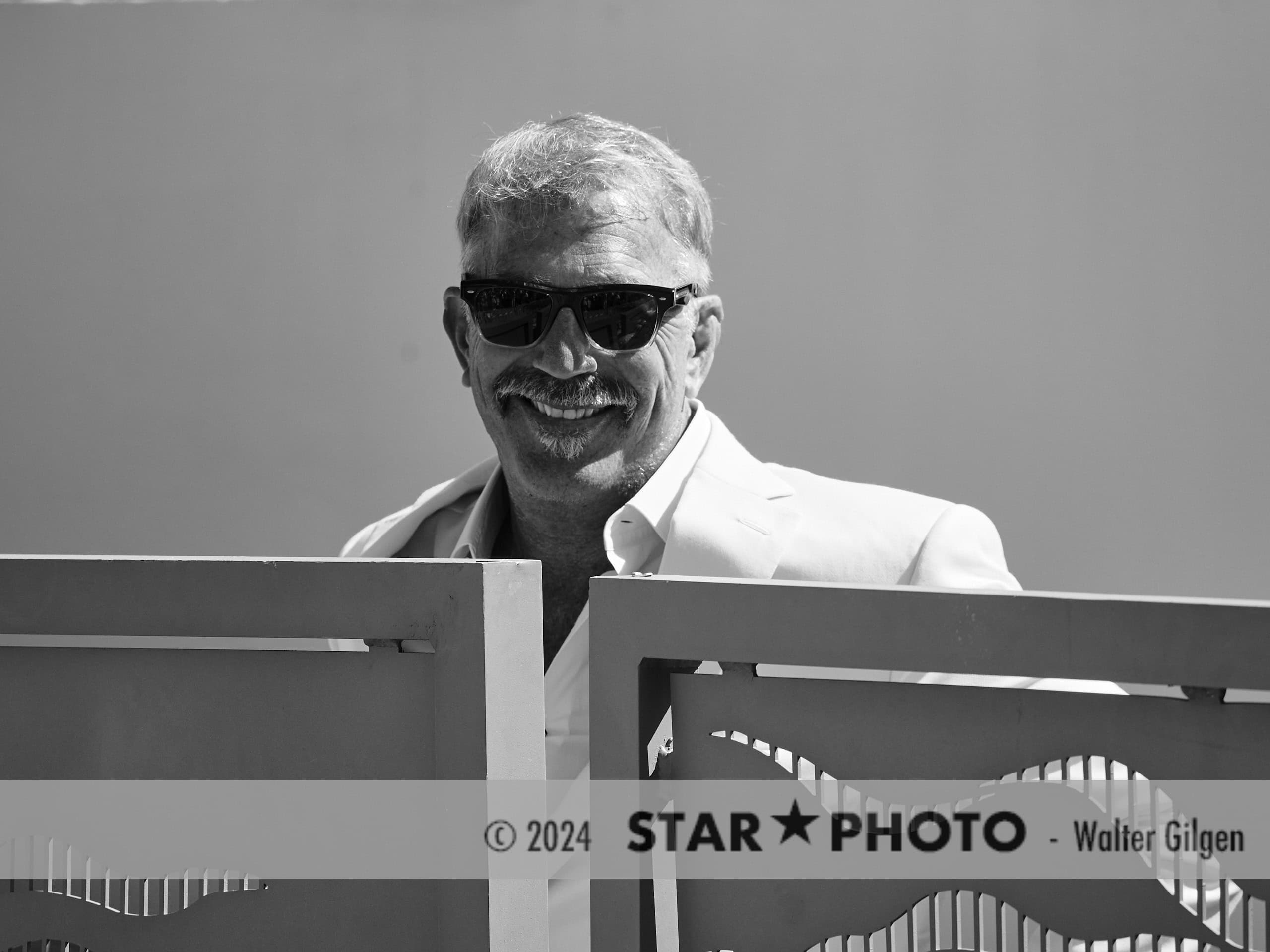 Cannes / France, 19th May, 2024.

Kevin Costner (actor, producer and director) just arrived at side entrance of Cannes festival center. 

Credits: Walter Gilgen