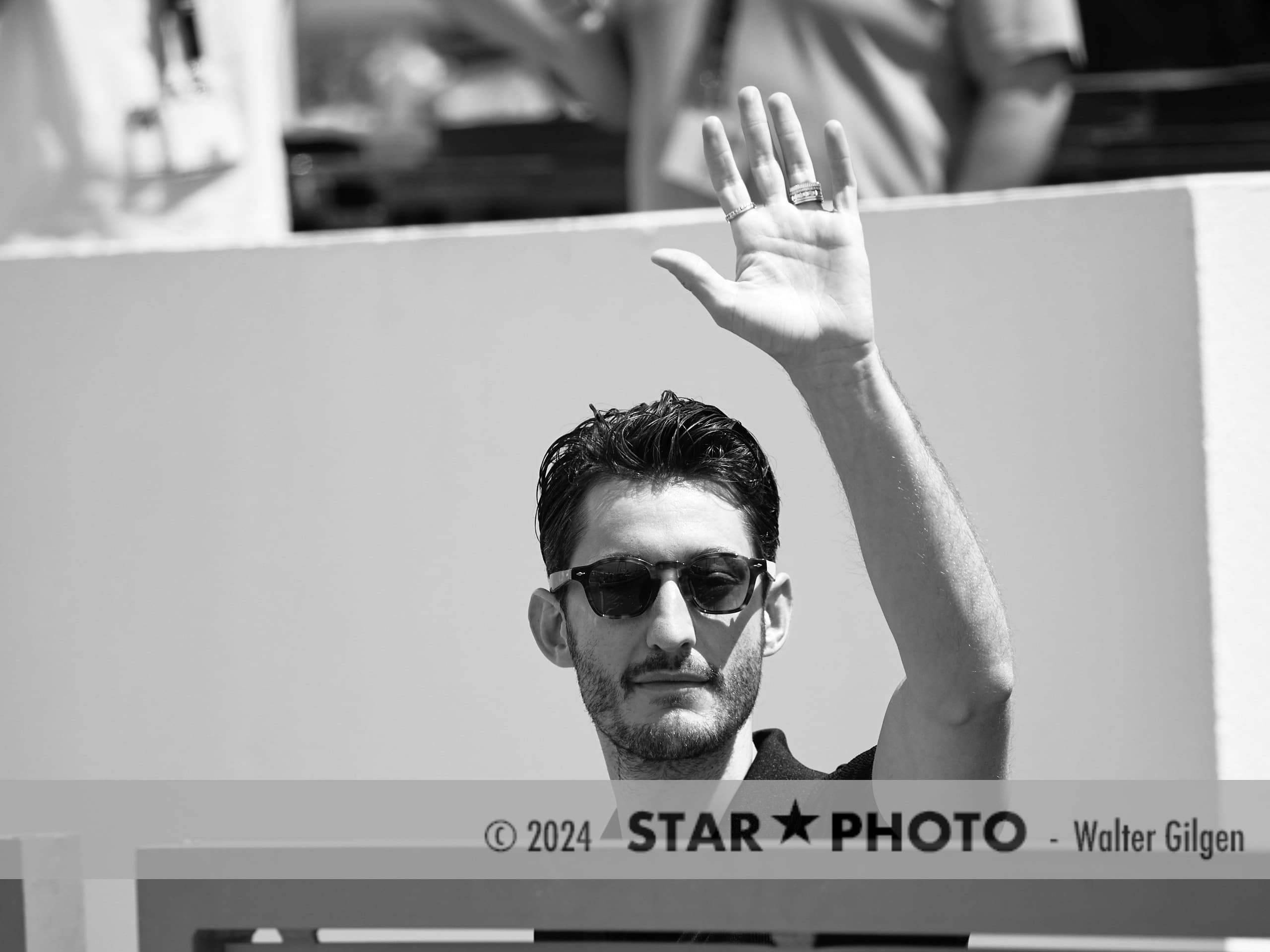 Cannes / France, 23th May, 2024.

Actor Pierre Niney just arrived at side entrance Cannes film festival. He is on the way to the photo call. 

Credits: Walter Gilgen