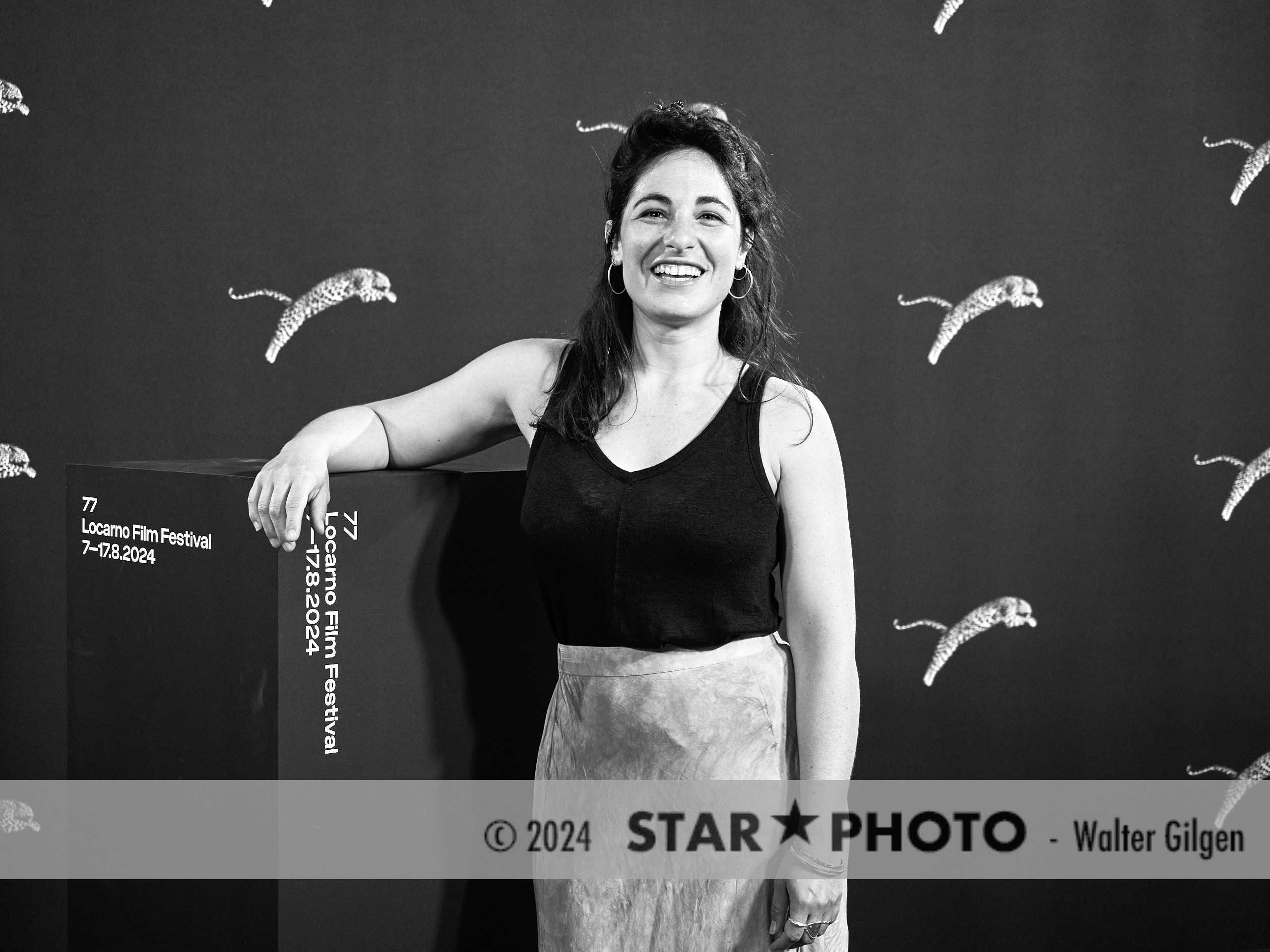 Actress Elsa Rauchs seen at photocall Loarno Film Festival.