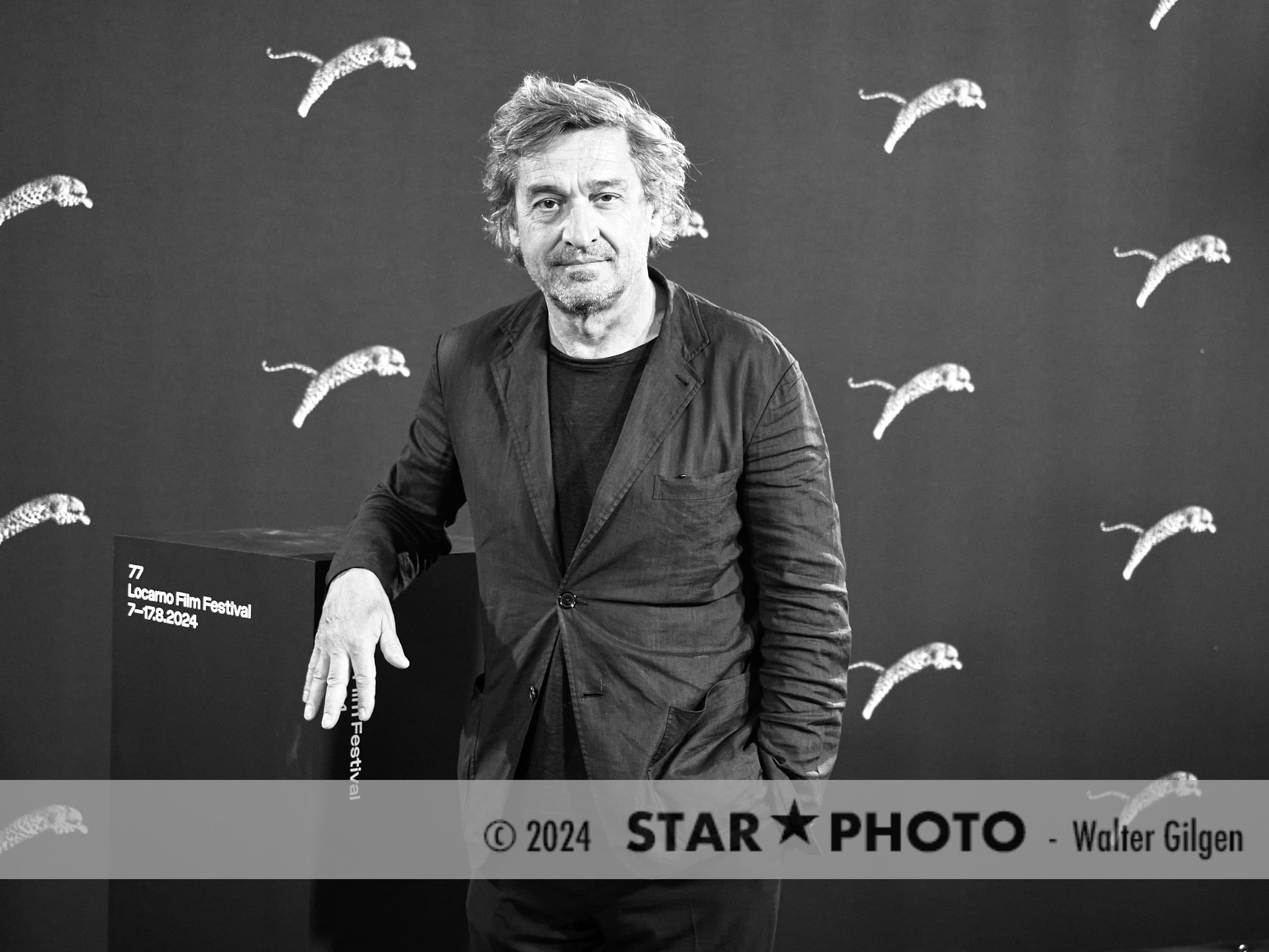 Actor and director Louis-Do de Lencquesaing seen at photocall Locarno Film Festival.