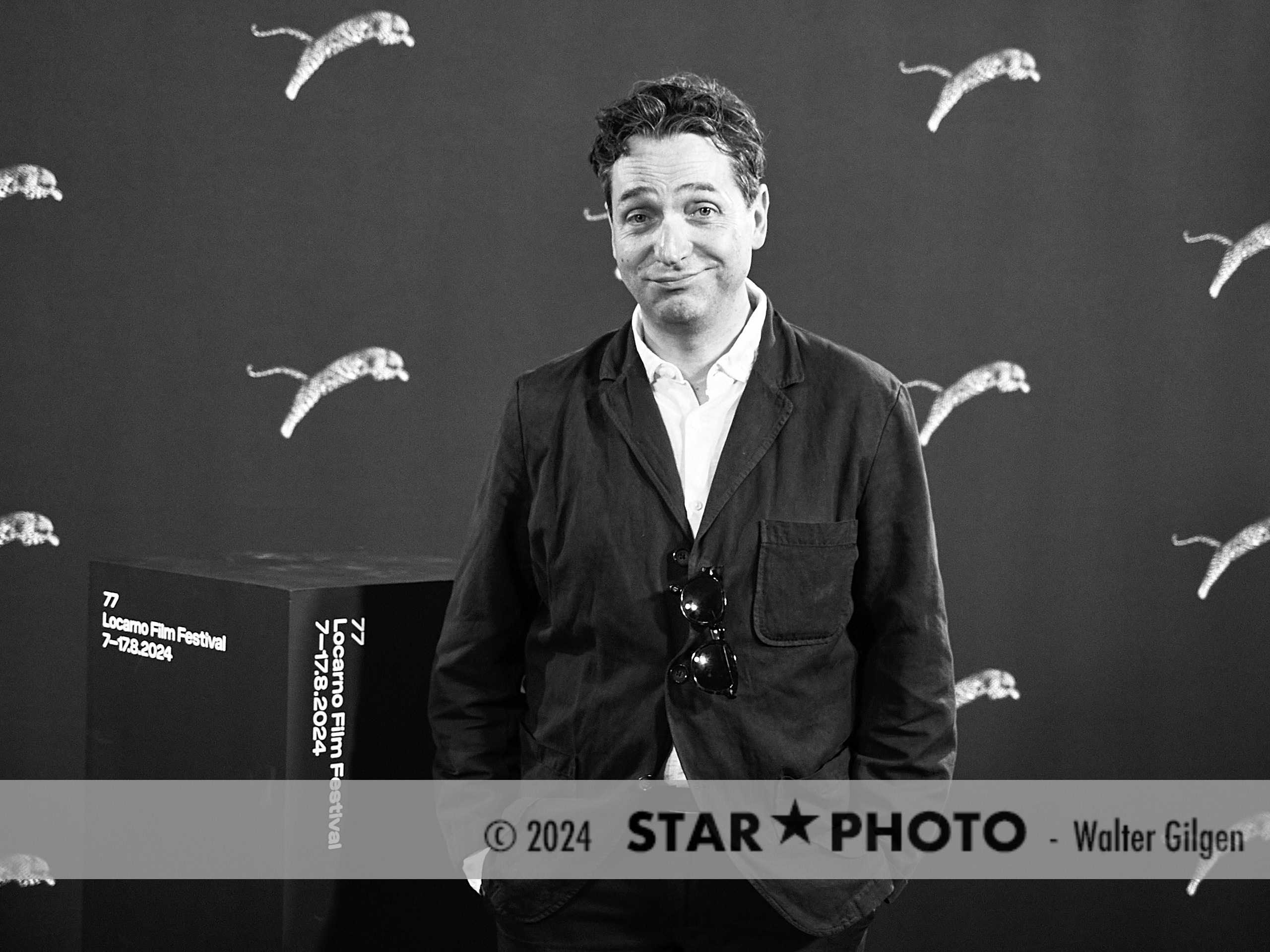 Actor and writer Marc Limpach seen at photocall Locarno Film Festival.